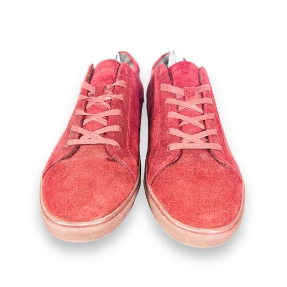 Kenneth Cole New York Kam Sneakers Wine Red Suede Men's 10M - Picture 3 of 11